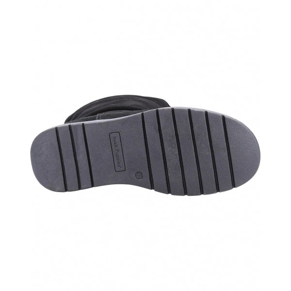 Hush Puppies LUCINDA Womens Suede Boots Black