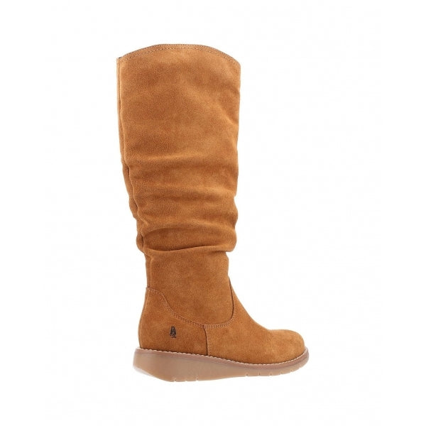 Hush Puppies LUCINDA Womens Suede Boots Tan