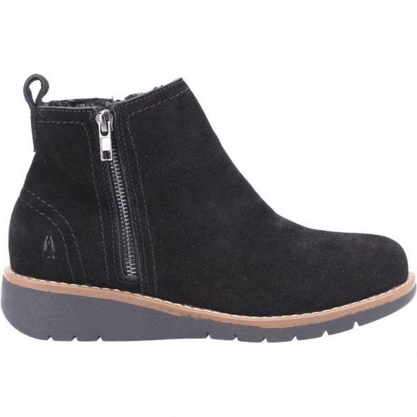 Hush Puppies LIBBY Womens Suede Boots Black