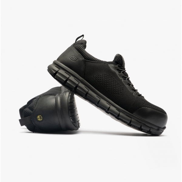 Skechers Work 200013EC SYNERGY - OMAT Mens Safety Trainers Black