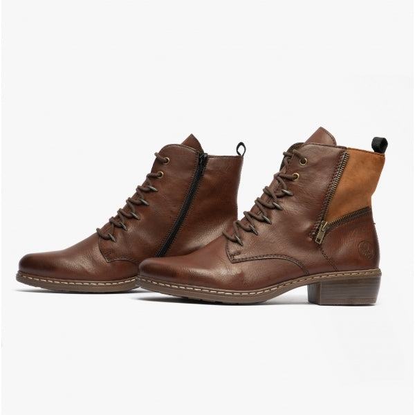 Rieker Y0800-24 Womens Boots Brown
