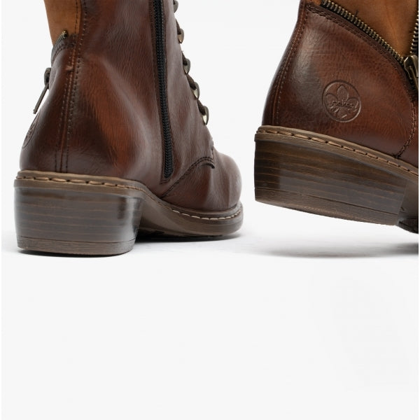 Rieker Y0800-24 Womens Boots Brown