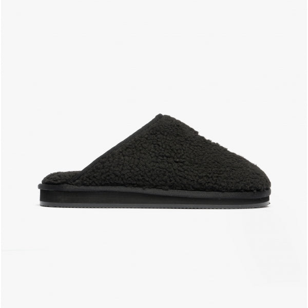 Polo Ralph Lauren KAYLEIGH SCUFF II BEAR Womens Mule Slippers Black