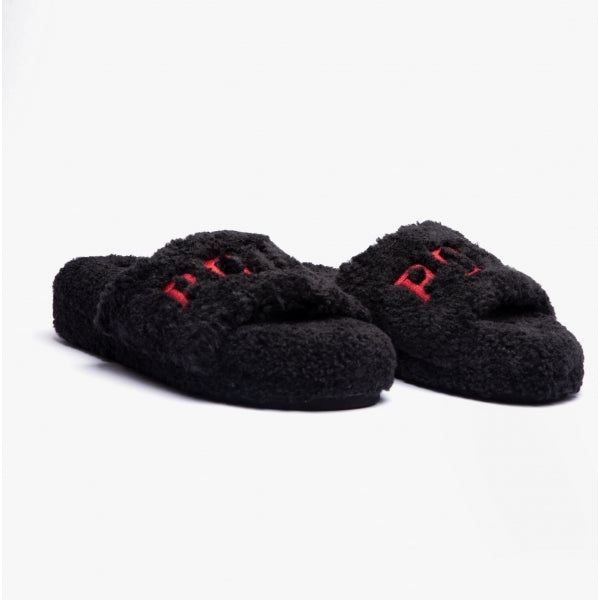 Polo Ralph Lauren ROBIN PLATFORM Womens Slide Slippers Black