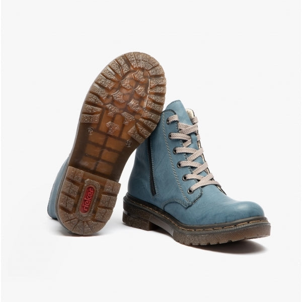 Rieker 78240-14 Womens Ankle Boots Blue