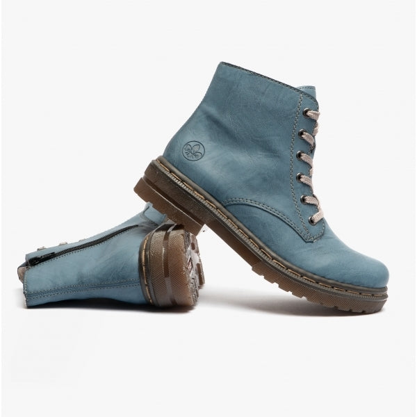 Rieker 78240-14 Womens Ankle Boots Blue