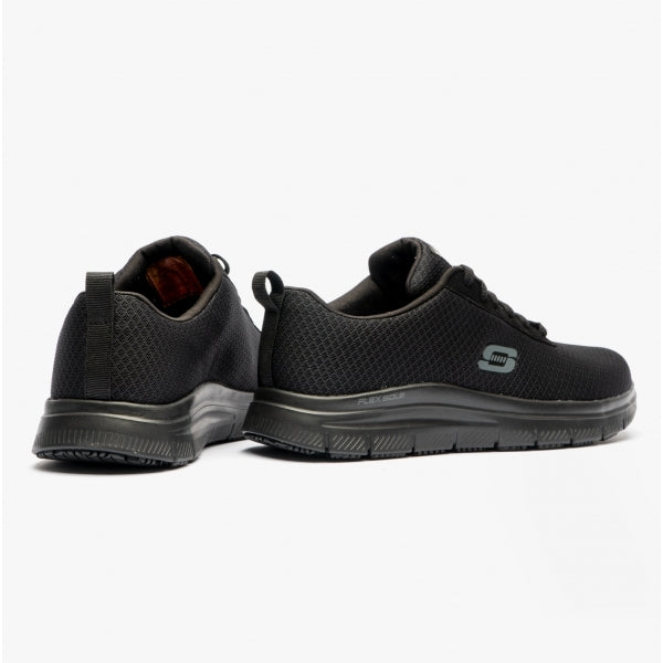 Skechers Work 77125EC FLEX ADVANTAGE - BENDON SR Mens Occupational Trainers Black