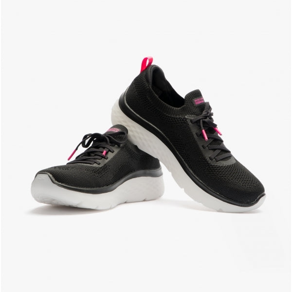 Skechers 124585/BKMT GO WALK HYPER BURST-MOON WA Womens 0 Trainers Black/Multi