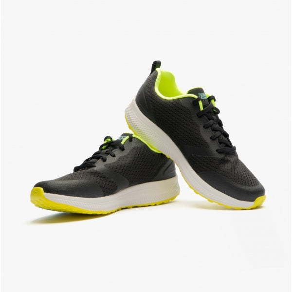 Skechers 128277/BKLM GO RUN CONSISTENT-INTENSIFY Womens Lace-Up Trainers Black/Lime