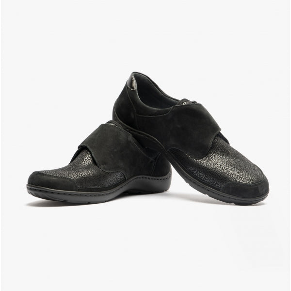 Waldlaufer HENNI 496H31 Womens Leather Shoes Black