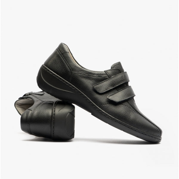 Waldlaufer KYA 607302 Womens Leather Shoes Black