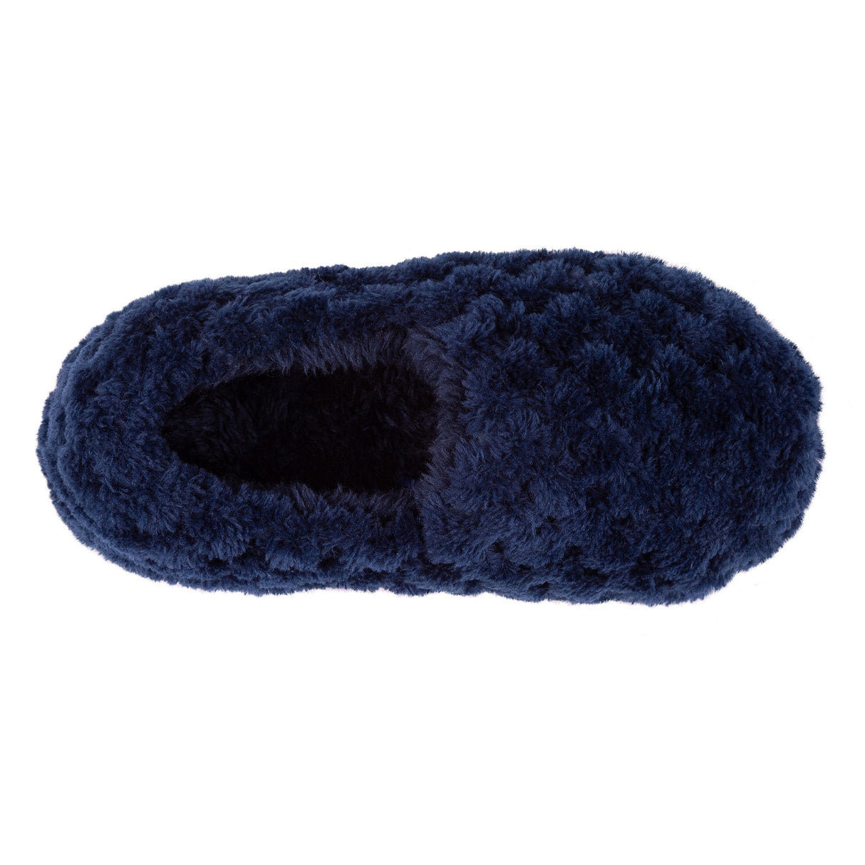 Totes Isotoner NAVY FLEECE Boys Slippers Navy