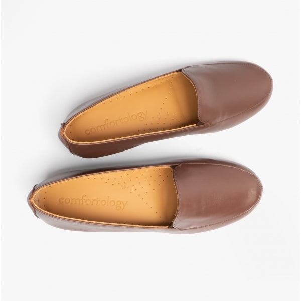 Comfortology COLLISTO Womens Leather Shoes Cognac