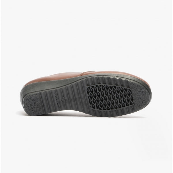 Comfortology BELINDA Womens Leather Shoes Cognac