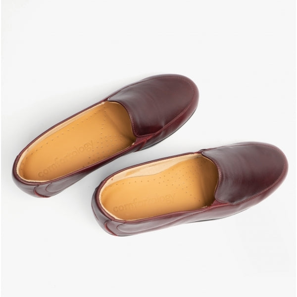 Comfortology MIRANDA Womens Leather Shoes Bordeaux