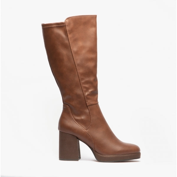 Marco Tozzi DAMEN Womens Tall Boots Chestnut