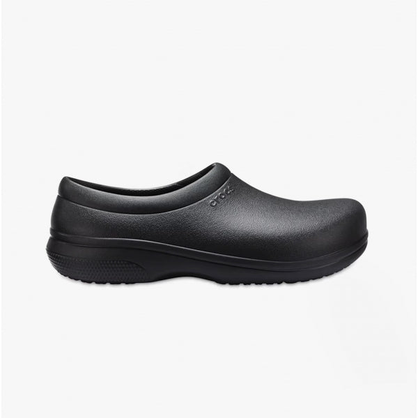 Crocs At Work ON THE CLOCK WORK Unisex Slip On Clogs Black