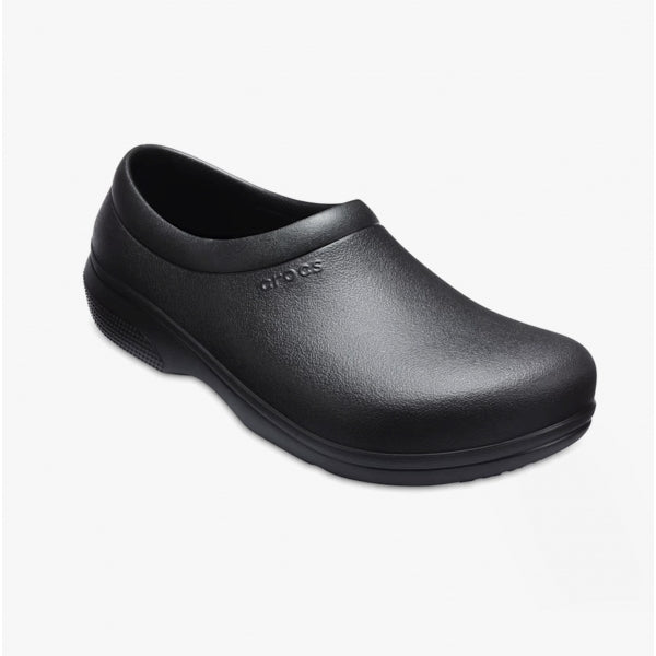 Crocs At Work ON THE CLOCK WORK Unisex Slip On Clogs Black