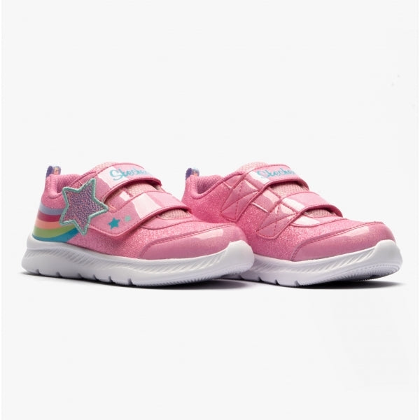 Skechers 302711N/PNK COMFY FLEX 2.0-STARRY SKIES Girls Trainers Pink