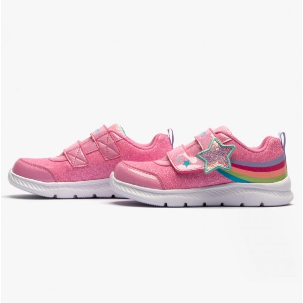 Skechers 302711N/PNK COMFY FLEX 2.0-STARRY SKIES Girls Trainers Pink