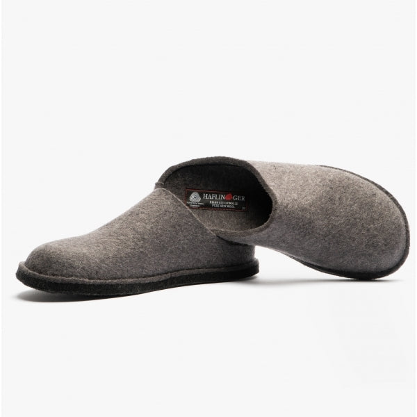Haflinger SOFT Womens Wool Slippers Anthracite