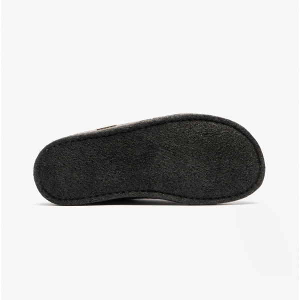 Haflinger SOFT Womens Wool Slippers Anthracite