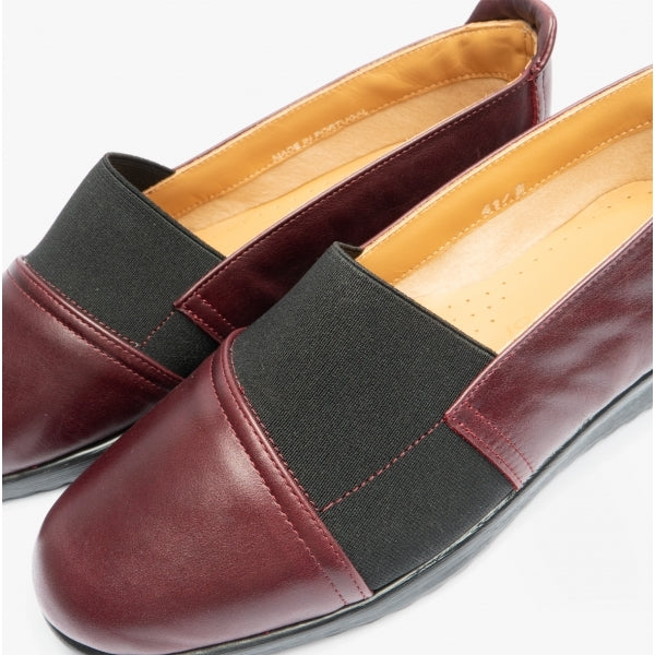 Comfortology NESO Womens Leather Shoes Bordeaux