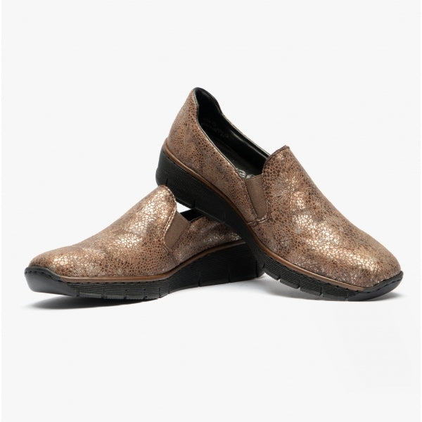 Rieker 53766-24 Womens Shoes Brown