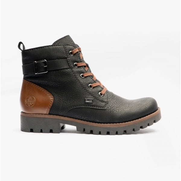 Rieker 78502-00 Womens Boots Black