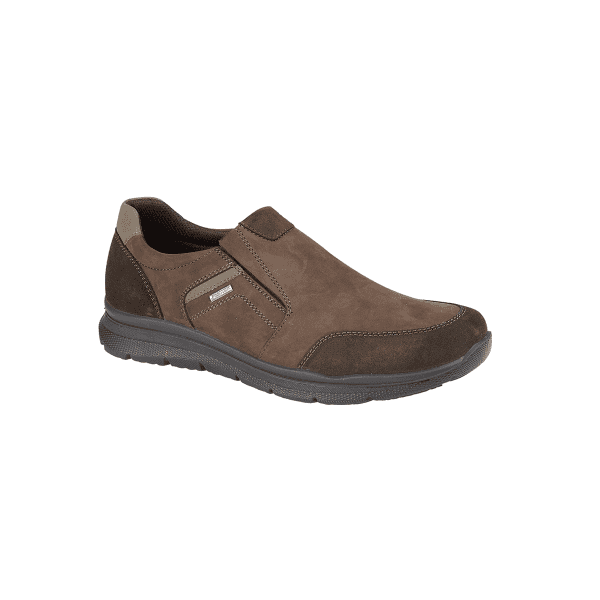 IMAC M032BN Mens Twin Gusset Nubuck Trainers Brown
