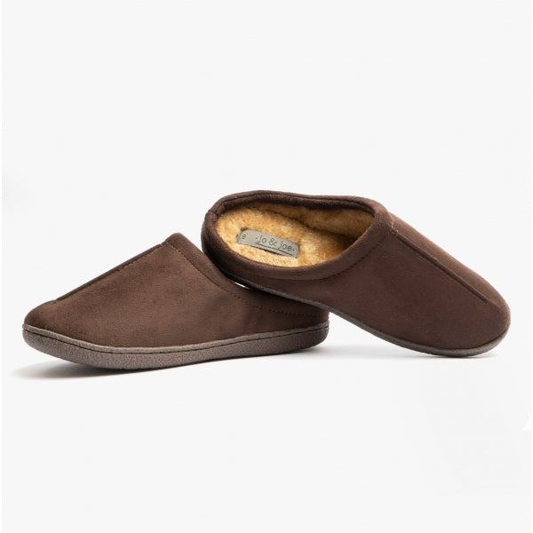 Jo & Joe CLIFF Mens Mule Slippers Brown
