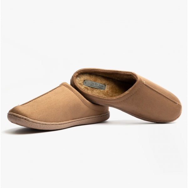 Jo & Joe CLIFF Mens Mule Slippers Cognac