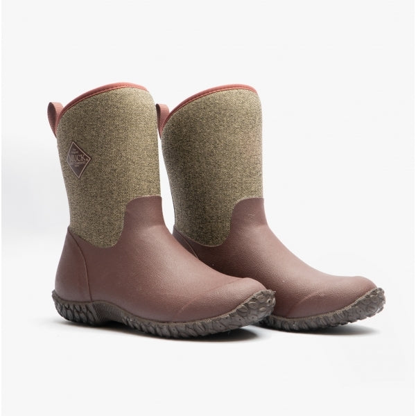 Muck Boots MUCKSTER II MID Womens Rubber Short Boots Raisin