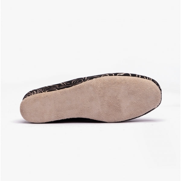 Chaleur SORELLA Womens Mule Slippers Black/Gold