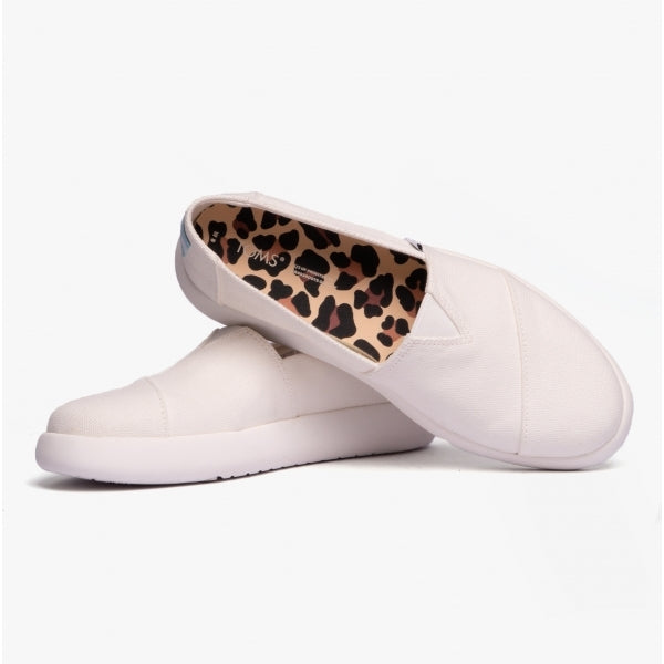 TOMS ALPARGATA MALLOW Womens Chunky Slip-On Espadrilles White