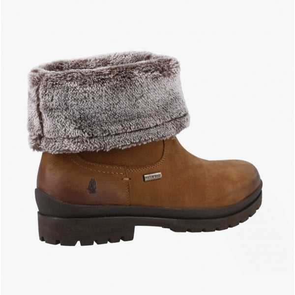 Hush Puppies ALICE Womens Leather Boots Camel