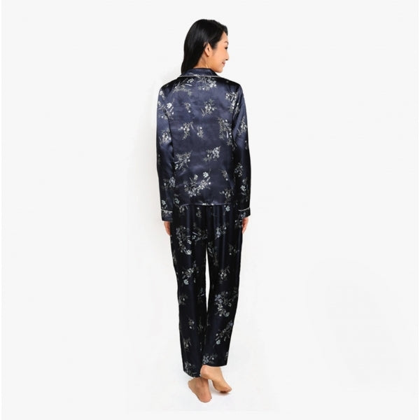 Vero Moda SILLE Womens Nightwear Set Blue