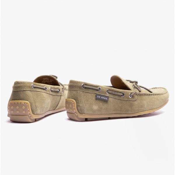 Ted Baker KENNEY Mens Boat Shoes Dark Green