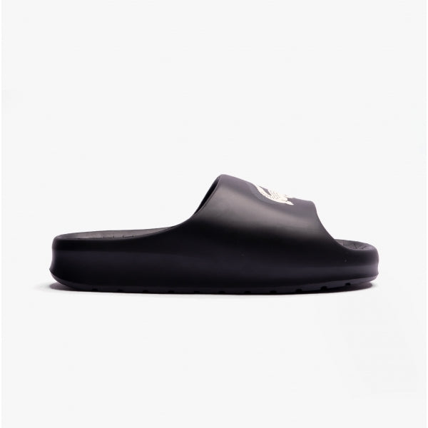Lacoste CROCO 2.0 Womens Slider Sandals Black