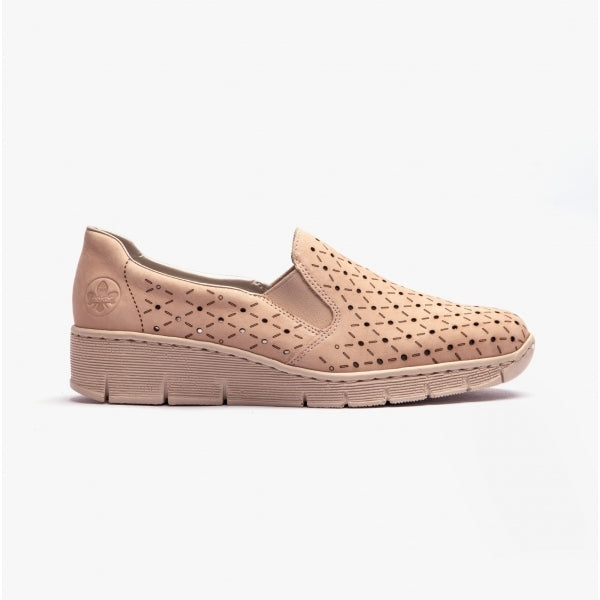 Rieker 53795-60 Womens Shoes Beige