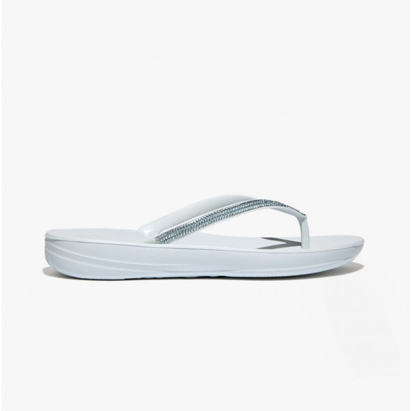 FitFlop iQUSHION OMBRE SPARKLE Womens Flip-Flops Seafoam Blue