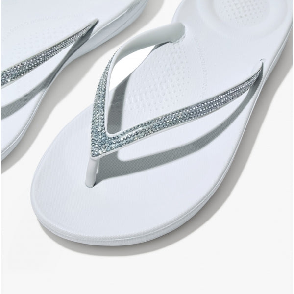 FitFlop iQUSHION OMBRE SPARKLE Womens Flip-Flops Seafoam Blue
