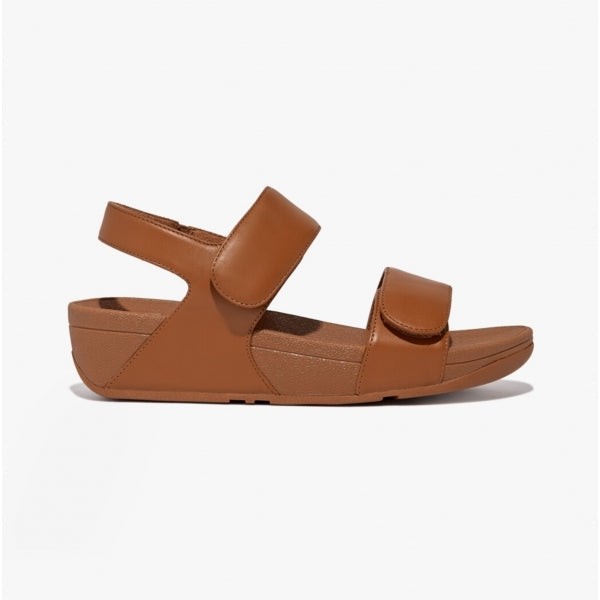 FitFlop LULU Womens Adjustable Back-Strap Sandals Light Tan