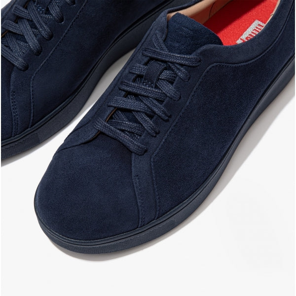 FitFlop RALLY Womens Suede Trainers Midnight Navy