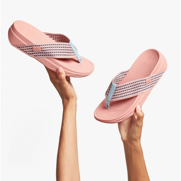 FitFlop SURFA Womens Toe-Post Sandals Corralina Mix