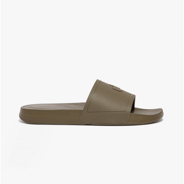 FitFlop iQUSHION Mens Pool Sliders Mossy