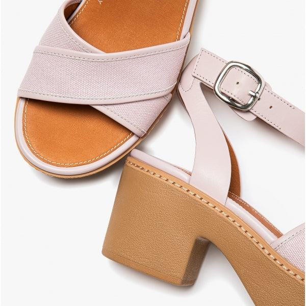 FitFlop PILAR Womens Strappy Platform Sandals Soft Lilac