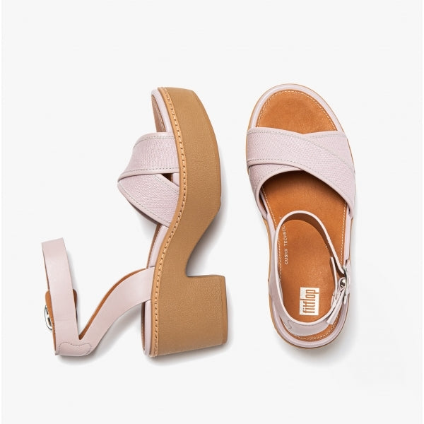 FitFlop PILAR Womens Strappy Platform Sandals Soft Lilac