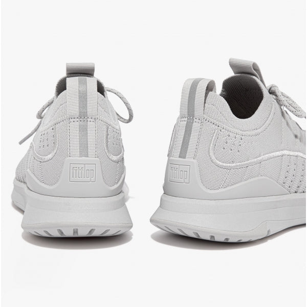 FitFlop VITAMIN FF Womens Knit Sport Trainers Soft Grey