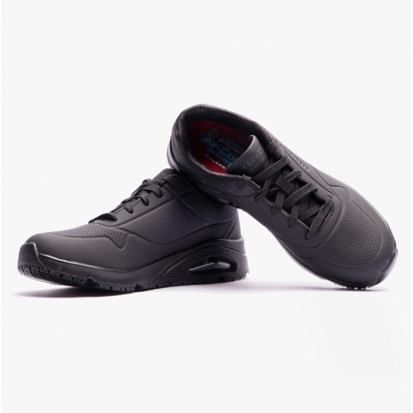 Skechers Work 108021EC UNO SR Womens Occupational Trainers Black